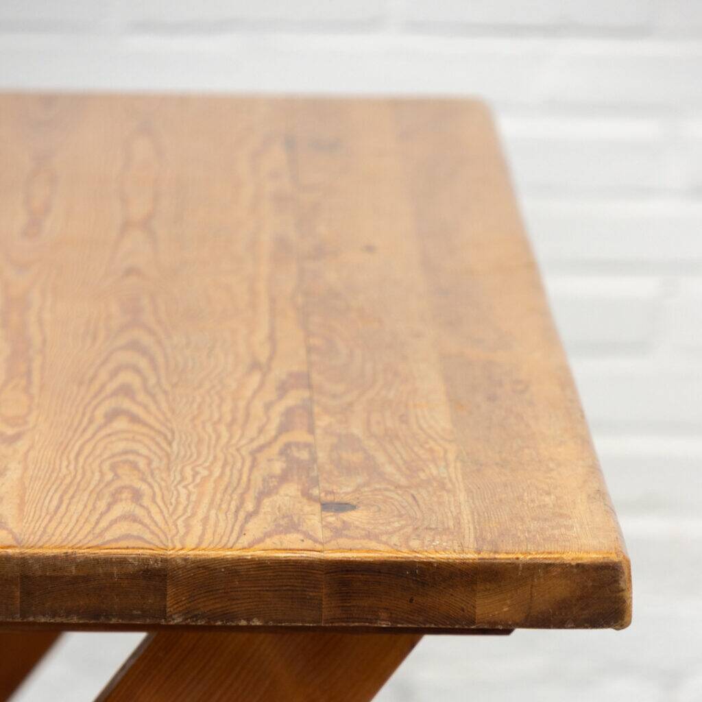 X-leg dining table Ate van Apeldoorn, 1970s