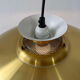 Vintage pendant lamp brass