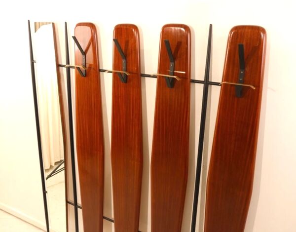 Porte-manteau italien miroir
