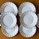 8 antique flat plates in Nimy earthenware