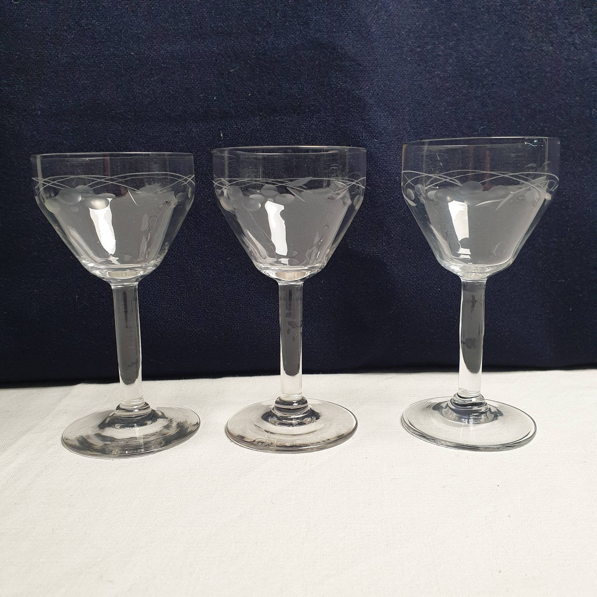 Prlncess House Heritage 30 Piece Etched Crystal Stemware Set