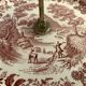 Display or cake holder in old Earthenware Villeroy and Boch, model Burgenland pink