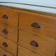 Antique British Maple & Oak Haberdashery Cabinet or Shop Counter, 1920/30s