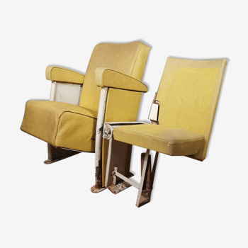 Two-seater cinema armchair from the 70s