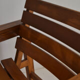 Massive wooden chair 1970