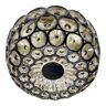 Mid-Century Iron Ring & Glass Flush Mount/Ceiling Light from Limburg, Germany, 1960s