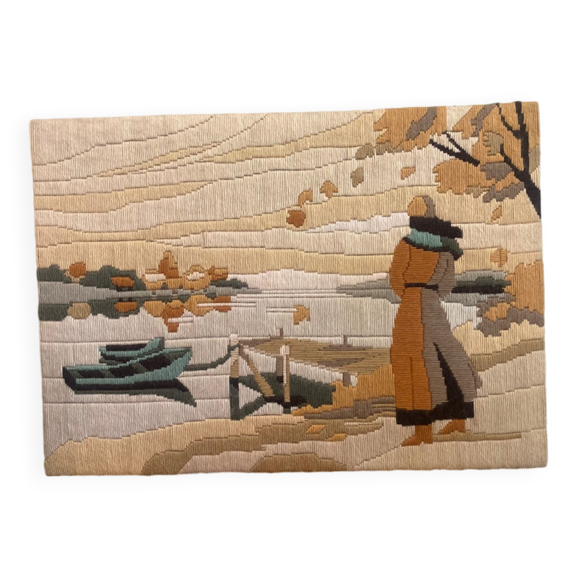 Vintage wool tapestry