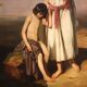 Great 19th century French painting, Hagar and Ishmael