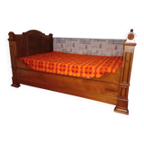 Solid wood bed