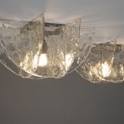 Carlo Nason model LS 254 for Mazzega Murano ceiling lamp