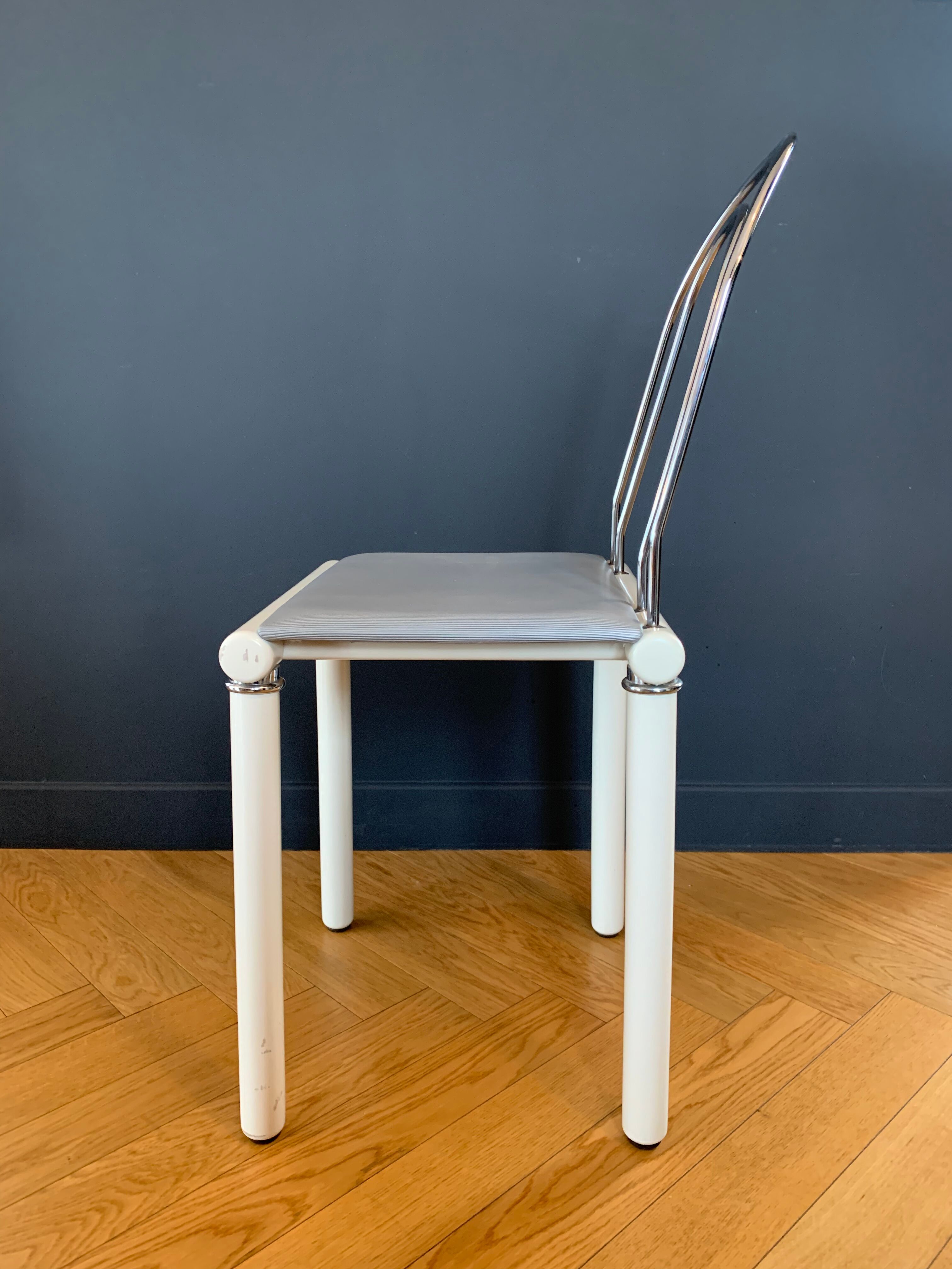 Vintage Italian post-modernist chairs 1980