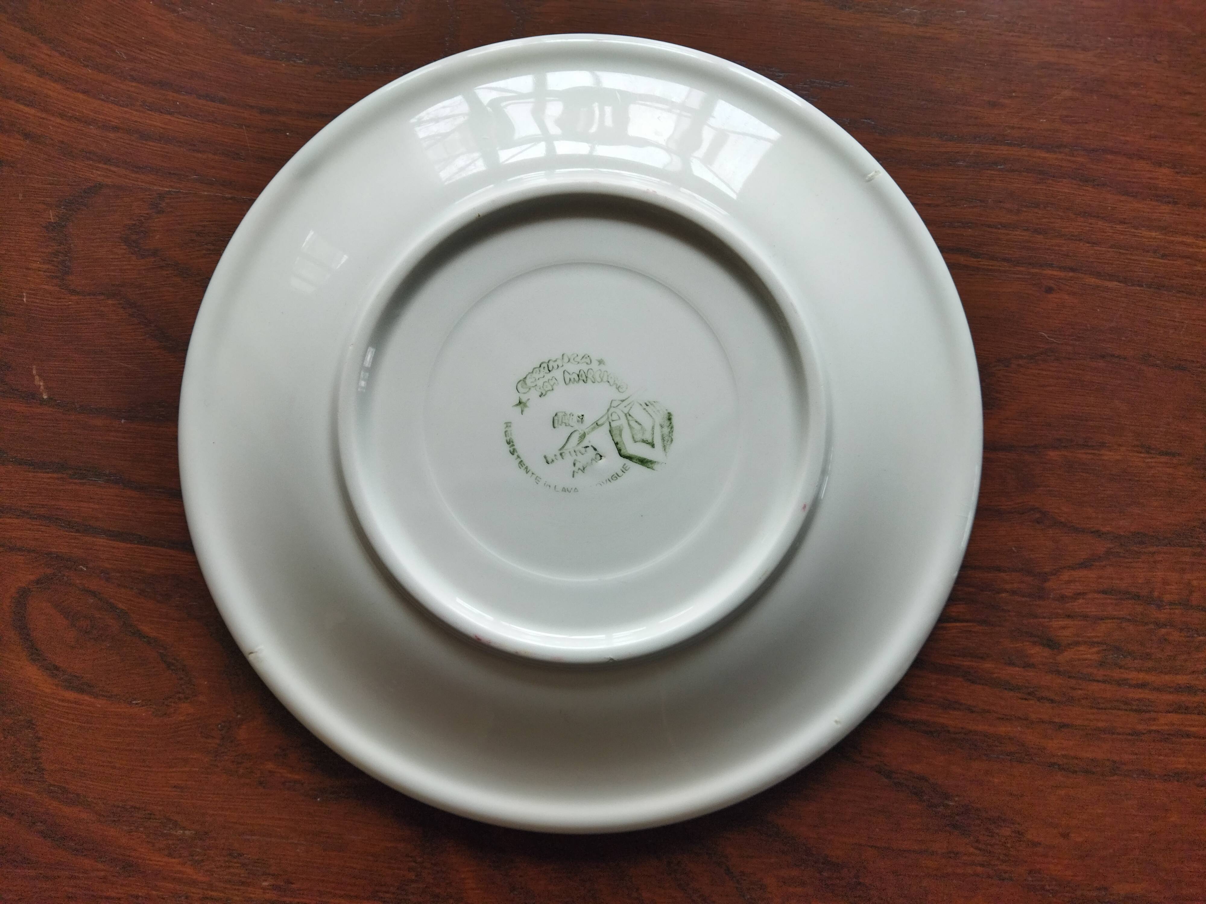 9 vintage San Marciano dinner plates