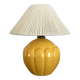 Vintage St Clément ceramic lamp with wool shade
