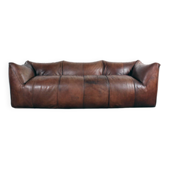 Leather Bambole sofa Mario Bellini for B&B Italia 1977