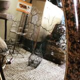 Old oval mirror