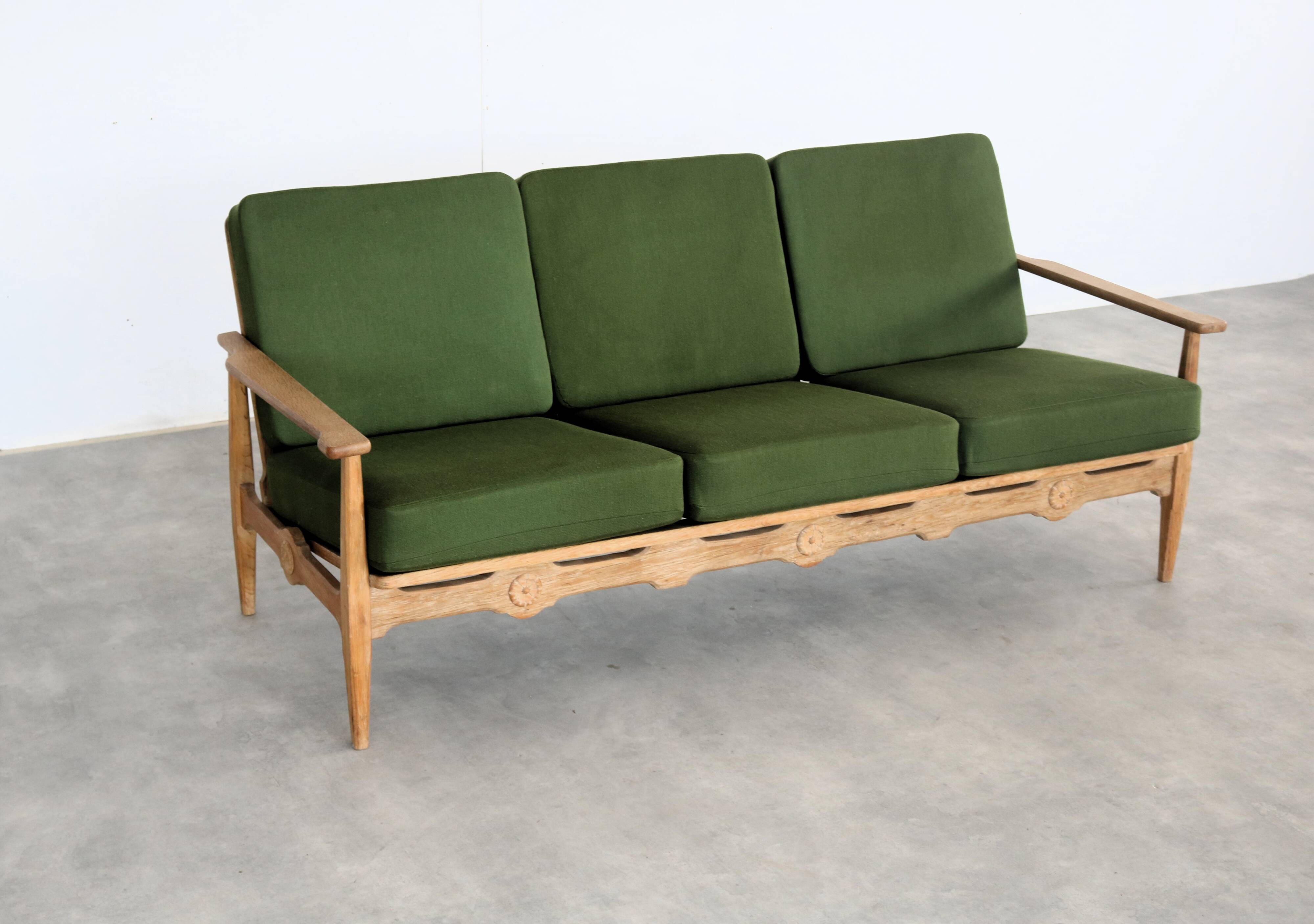 brutalist sofa | couch | 1960s | oak | Danish