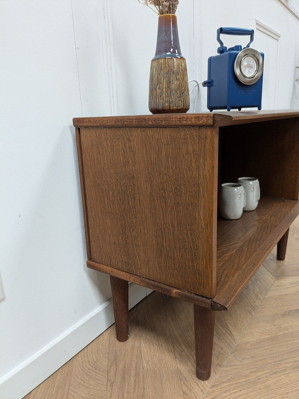 vintage bedside table