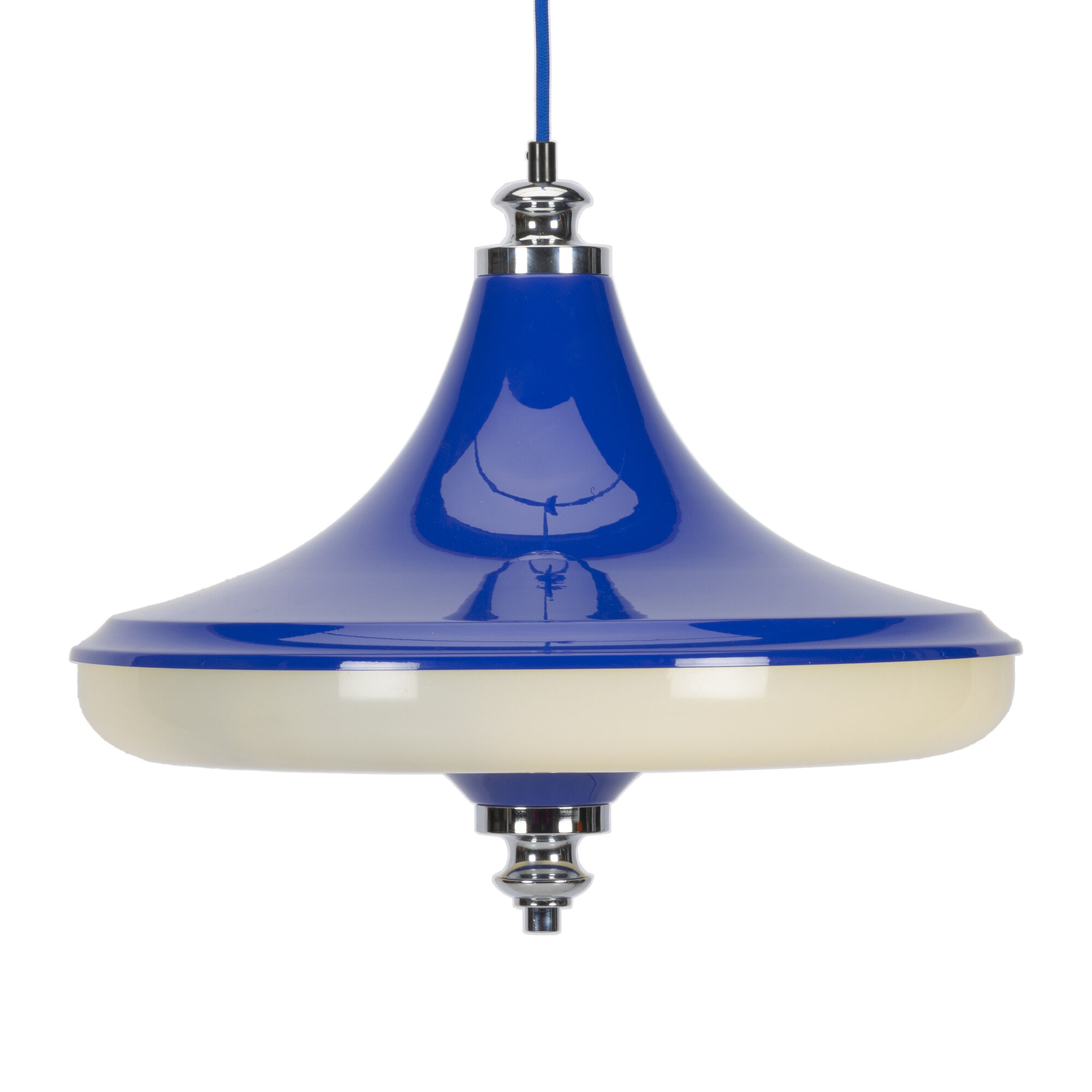 Blue Space Age 05652/01 Pendant Lamp for Massive