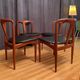 A set of four Juliane chairs by Johannes Andersen, Uldum Møbelfabrik, Denmark, 1960s.