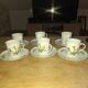 Lot de 6 tasses à café avec coupelles MOBIL