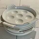 Snail plates le creuset vintage
