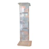 Tour / Colonne étagère Plexiglas Altuglas Vintage 70s-80s Style David Lange