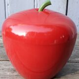 Bucket with red apple ice cream