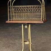 Irresistible victorian s. hall rotating magazine rack.