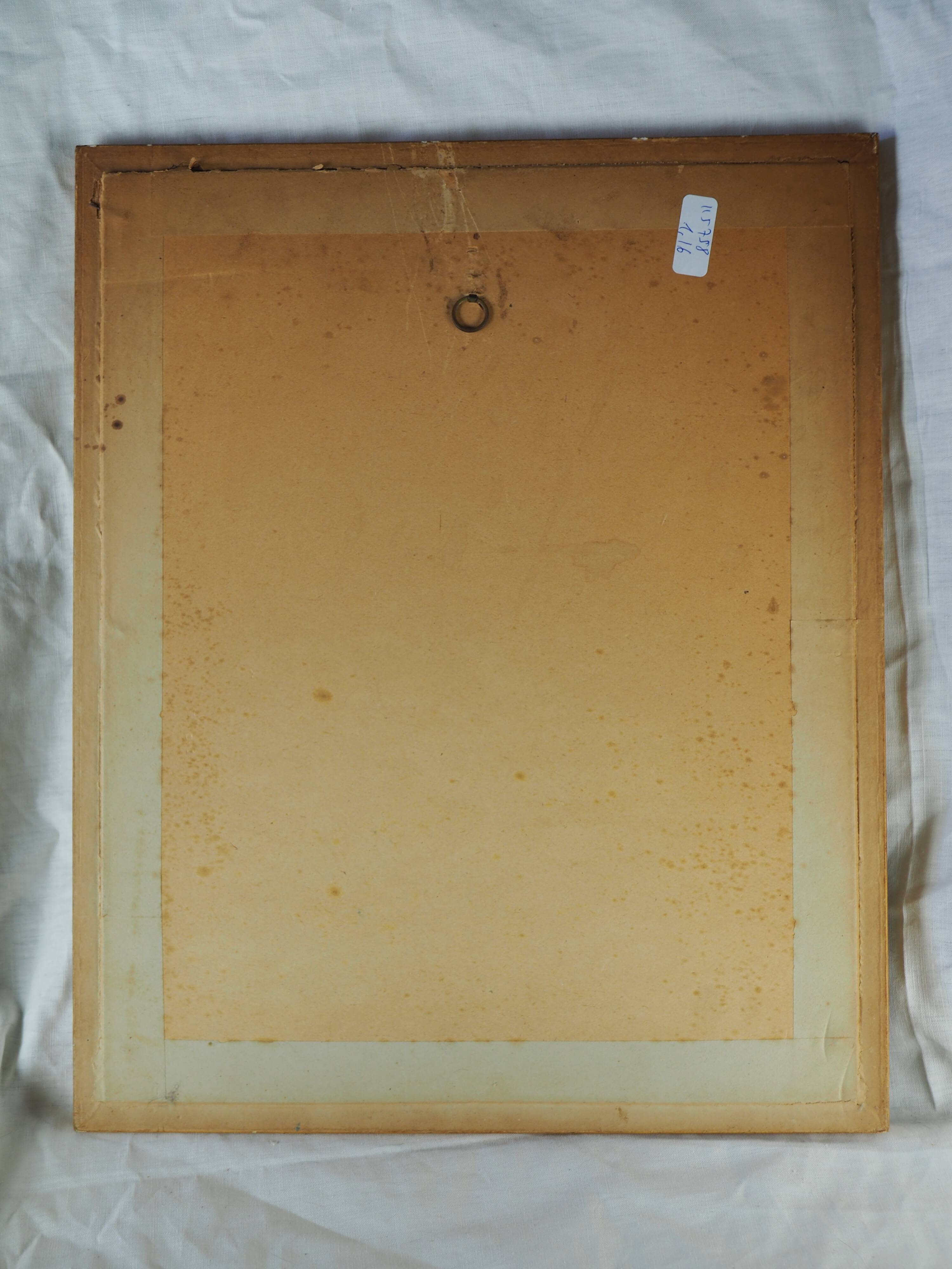 Portrait of a woman after François Boucher - chromolithography of Louis Marin Bonnet - XVIIIth