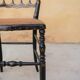 Napoleon III wooden and canning chair, 1920s
