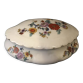Bonbonniere florale porcelaine hertel jacob bavaria