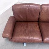 Cognac leather De Sede DS31 sofa, 1970s