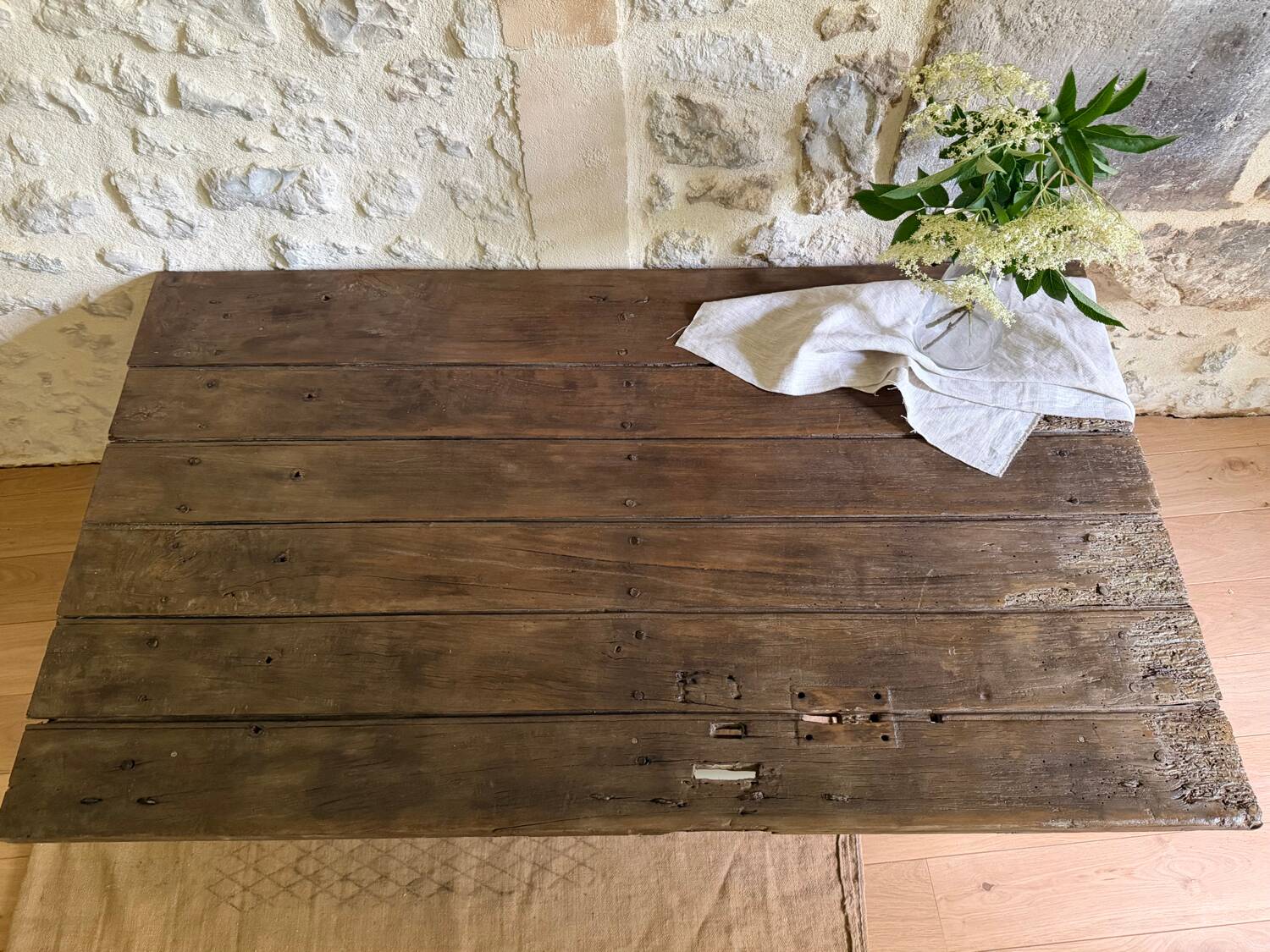 Renovated farmhouse coffee table