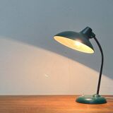 German green table lamp 6786 from the mid-century by Christian Dell for Kaiser Idell, 1960s.