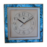 Vintage lip clock blue frame