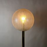 Italian floor lamp glass and brass