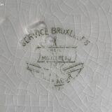 Antique serving dish in Creil & Montereau earthenware.