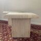 Duo of vintage travertine coffee tables and side tables