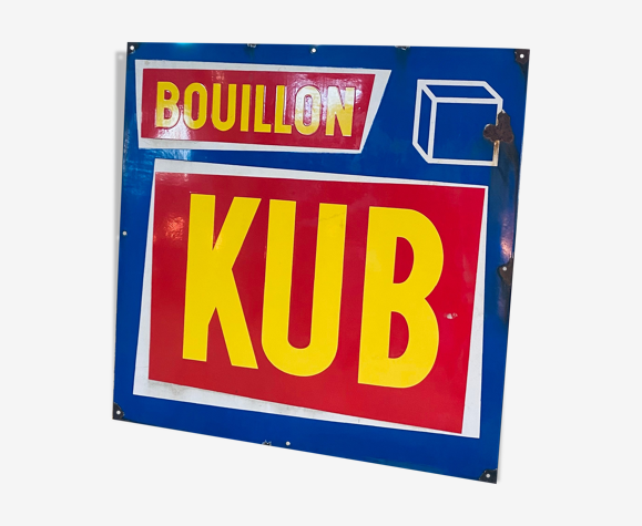 Plaque émaillée kub