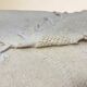 Beni Ouarain Berber rug in diamond pattern • Minimalist white elegance