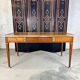 Directoire style flat desk in cherry wood