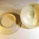 Cheese bell and ceramic dish