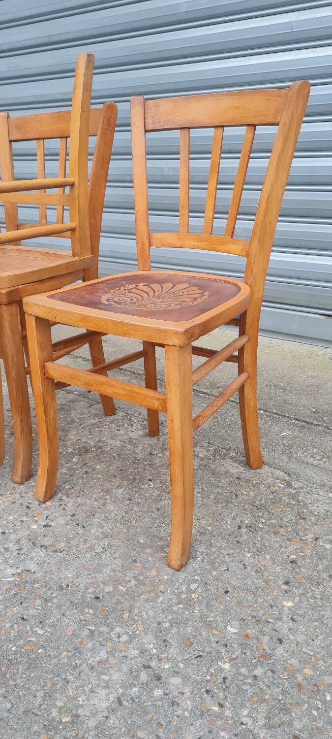 Set de 4 chaises bistrot luterma