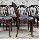 14 chaises bistrot N°18 en bois courbé