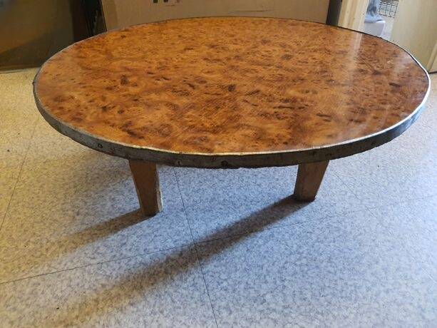 Traditional Coffee Table "Mida" - Wood, Vintage