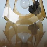 Suspension in smoked plexiglass 70s
