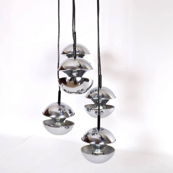 Lustre Space Age Kaiser Leuchten plafonnier 1970 lampe de salon / boule pop art