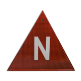 Old enamelled signposting plaque Railway 1930