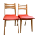 1960s skai compass leg chairs
