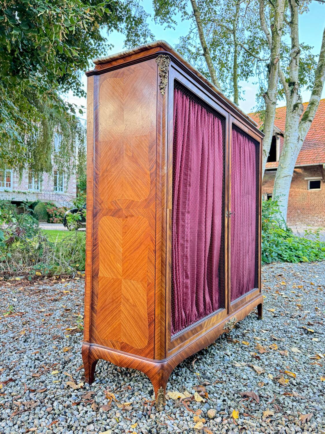 Crystal Staircase Marquetry Library Stamped 19th Century